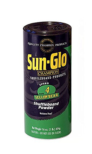 Sun-Glo #4 Yellow Bear Shuffleboard Wax - 1 Can