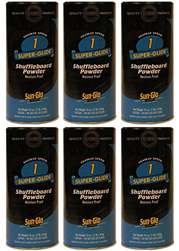 Sun-Glo #1 Shuffleboard Powder Wax - 6pk