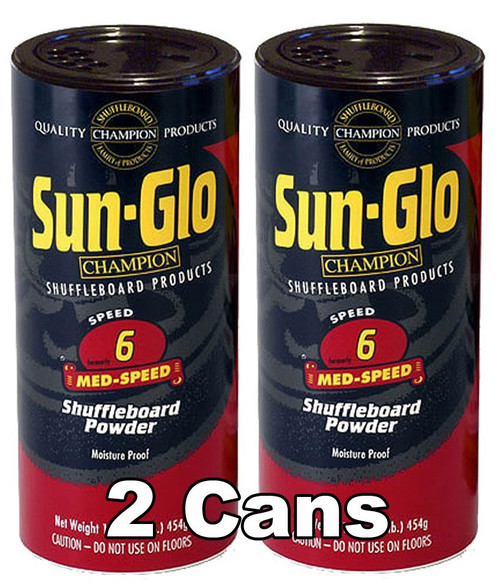 Sun-Glo Speed #6 Shuffleboard Wax - 2 Cans