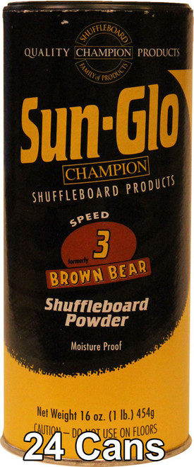Sun-Glo  #3 Shuffleboard Wax - 24pk