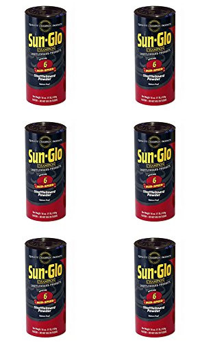 Sun-Glo #6 Shuffleboard Wax - 6 Cans