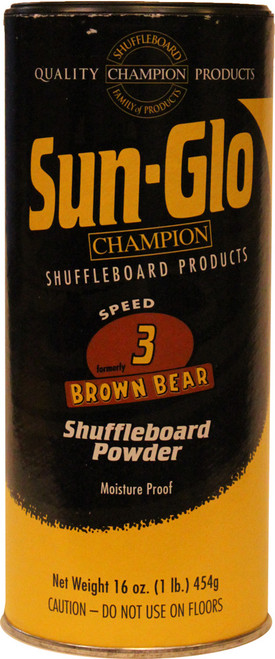 Sun-Glo  #3 Brown Bear Shuffleboard Wax - 1 Can