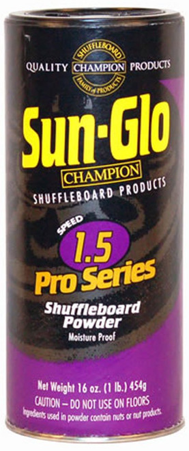 Sun-Glo Speed #1.5 Pro Series Shuffleboard Table Powder Wax - 1 Can