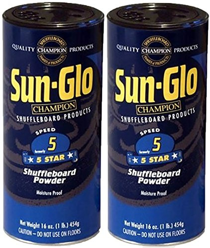Sun-Glo #5 Shuffleboard Wax - 2 Cans