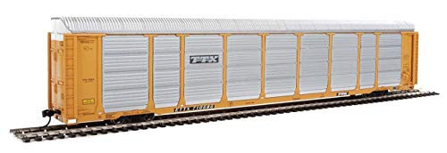 Walthers Proto HO Scale 89' Tri-Level Auto Carrier TTX/ETTX Flat #331231/710686