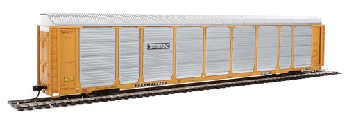Walthers Proto HO Scale 89' Tri-Level Auto Carrier TTX/ETTX Flat #331231/710686