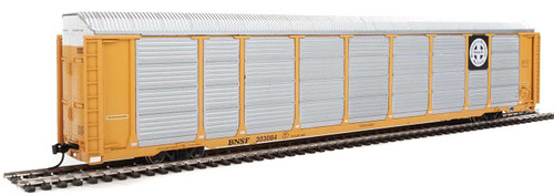 Walthers Proto HO Scale 89' Tri-Level Auto Carrier BNSF/Circle-Cross #303084