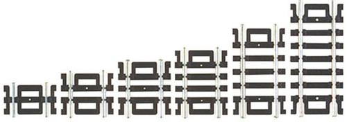Atlas HO Scale Code 100 Straight Assortment (10 Pieces) Model Train Track