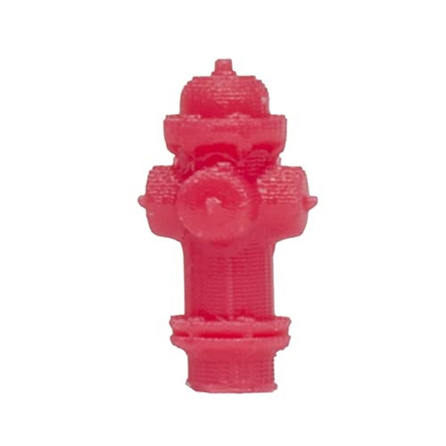 Atlas HO Scale 3-D Printed Plastic Detail Parts Fire Hydrants (8-Pack)