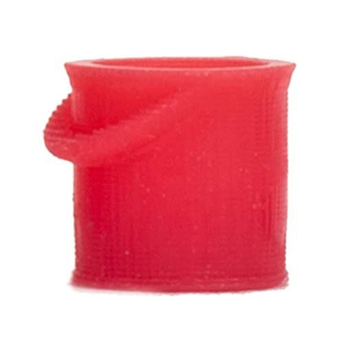 Atlas HO Scale 3-D Printed Plastic Detail Parts Red Fire Bucket (10-Pack)