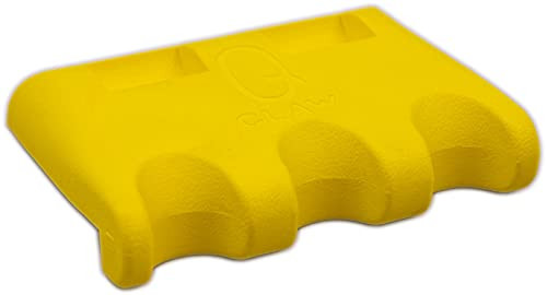 Q-Claw QCLAW Portable Pool/Billiards Cue Holder/Coin Slot - 3 Place - Yellow