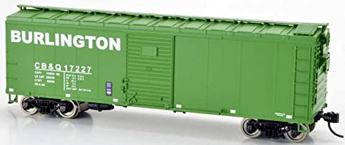 Bowser HO Scale 40' Single-Door Boxcar Chicago, Burlington & Quincy/CB&Q #17227