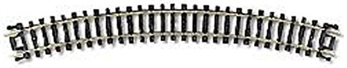 Atlas N Scale Code 80 19" Radius Curve Bulk Model Train Track (Single Piece)