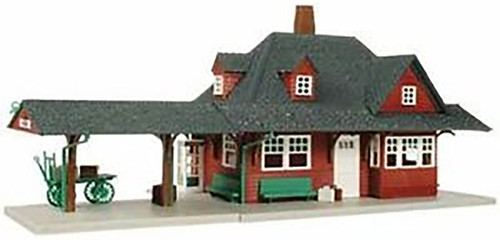 Atlas HO Scale Model Railroad Building Kit Passenger Train Station