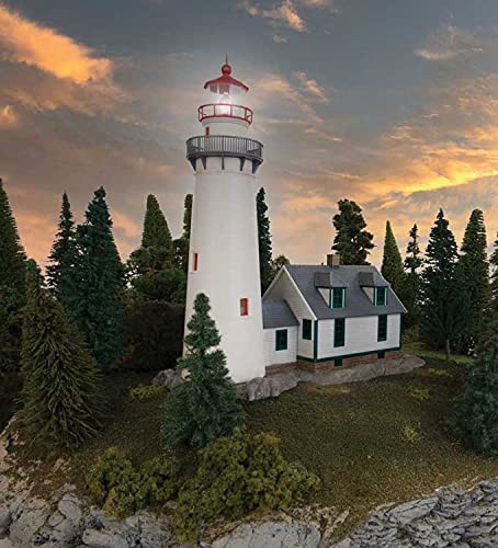 Walthers Cornerstone HO Scale Building/Structure Kit Eagle Point Lighthouse