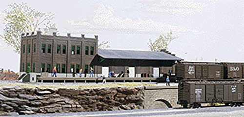 Walthers Cornerstone N Scale Building/Structure Kit WaterStreet Freight Terminal