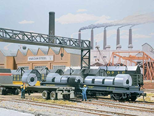 Walthers Cornerstone HO Scale Freight Car Load Kit Steel Coil Load 12-Pack