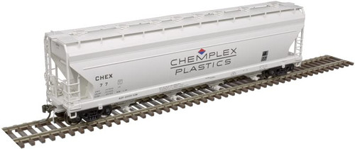 Atlas HO Scale ACF 5250 Covered Hopper Chemplex Plastics/CHEX #64