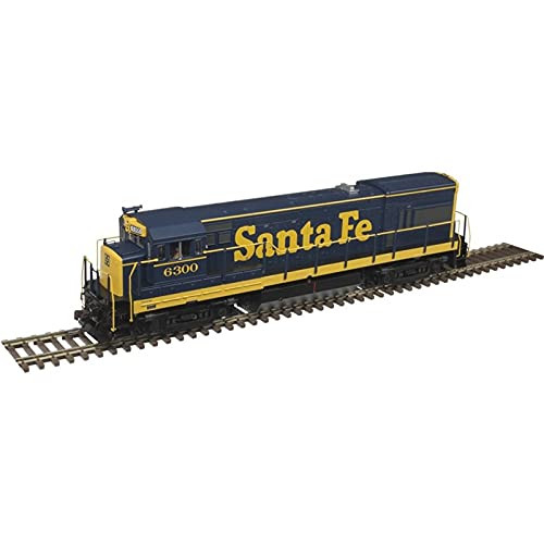 Atlas HO Scale GE U23B Low Nose (Standard DC) Santa Fe/ATSF (Blue/Yellow) #6344