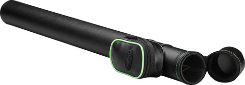 Casemaster Q-Vault 1x1 Supreme Black with Green Trim Pool/ Billiard Cue Case