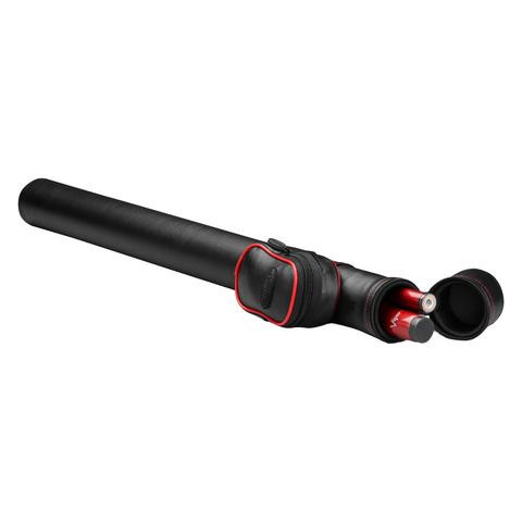 Casemaster Q-Vault 1x1 Supreme Black with Red Trim Pool/Billiard Cue Case