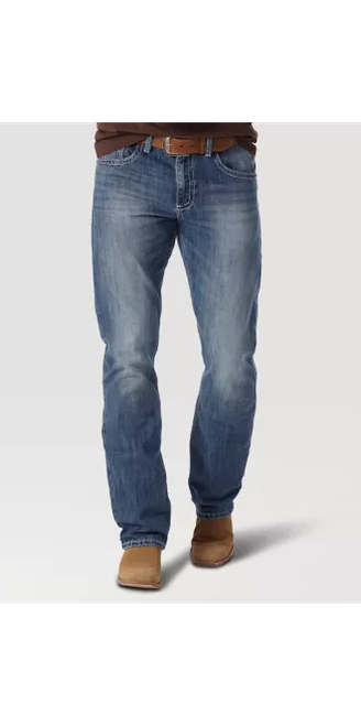 Wrangler 20X No. 42 Vintage Bootcut Men's Western Jean Light Blue 32 x 32