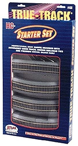 Atlas HO Scale True-Track w/ Roadbed Starter Set 18-Pack Model Train Track