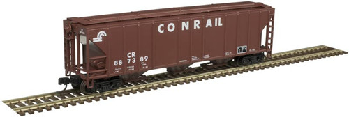 Atlas N Scale PS-2 4427 3-Bay Covered Hopper Conrail (Boxcar Red/White) #886042