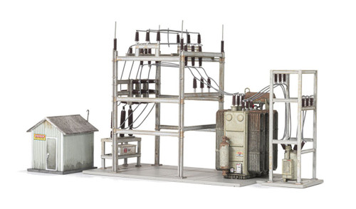 Woodland Scenics N Scale Utility System Electrical Power Substation (Assembled)