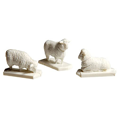 Atlas HO Scale Model Railroad/Train Accessory Sheep (12 White & 1 Black)