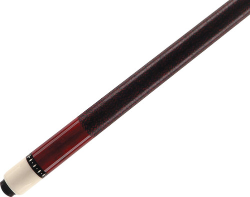 McDermott Lucky L6 Maple/Irish Linen Wrap Pool/Billiard Cue Stick - Red Stain