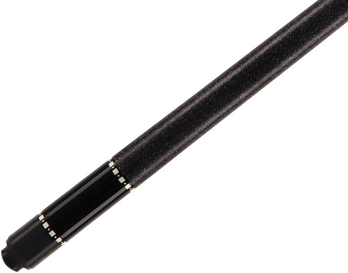 McDermott Lucky L12 Maple/Index Rings/Irish Linen Wrap Pool/Billiard Cue - Black