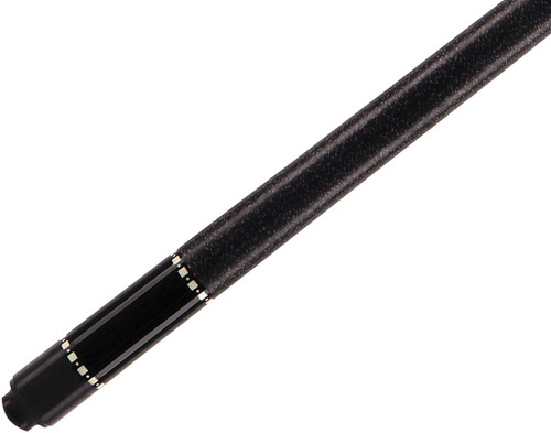 McDermott Lucky L12 Maple/Index Rings/Irish Linen Wrap Pool/Billiard Cue - Black