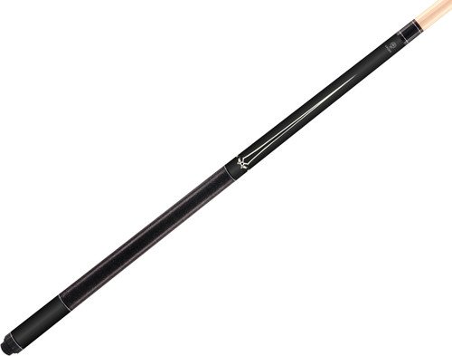 McDermott Lucky L16 Maple/Irish Linen Wrap Pool/Billiard Cue- Black/Sword Points