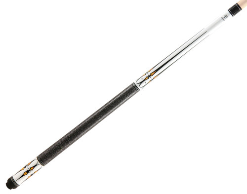 McDermott Lucky L40 Maple/Linen Wrap Pool/Billiard Cue-White /Nat & Black Points