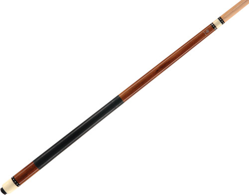 McDermott Lucky L9 Maple/Irish Linen Wrap Pool/Billiard Cue Stick - Walnut Stain(19oz)