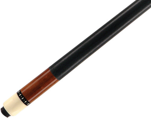 McDermott Lucky L9 Maple/Irish Linen Wrap Pool/Billiard Cue Stick - Walnut Stain(19oz)