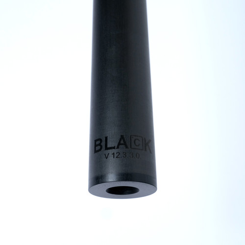 Jacoby Custom Cues Black Carbon Fiber Radial 12.3mm Pool/Billiard Cue Shaft