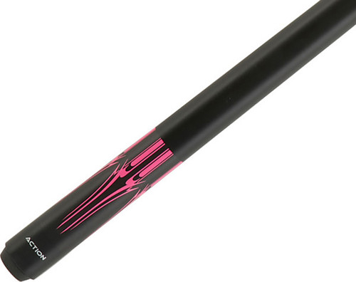 Action Impact IMP62 Matte Black w/ Pink Arrows & Points Pool/Billiards Cue Stick