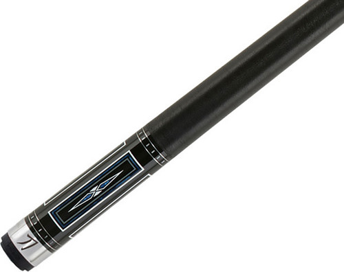 Katana KAT16 Black w/ White, Grey Points & Blue Diamonds Pool/Billiard Cue Stick