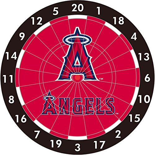 MLB Anaheim Angels 12" Paper Dart Board With Darts-Limited Quantity!!