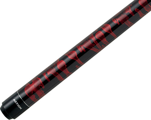 Action Value VAL03 Black with Wine Swirl Pool/Billiards Cue Stick
