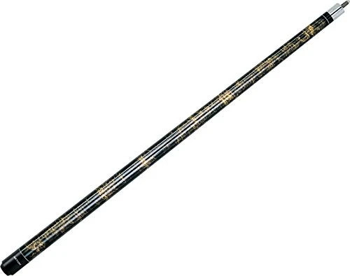 Action Value VAL04 Black with Gold Swirl/Marble Pool/Billiards Cue Stick