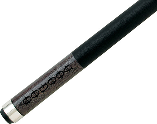 Voodoo VOD13 Black & Grey Engraved Cemetery Skulls Fire Billiard/Pool Cue Stick
