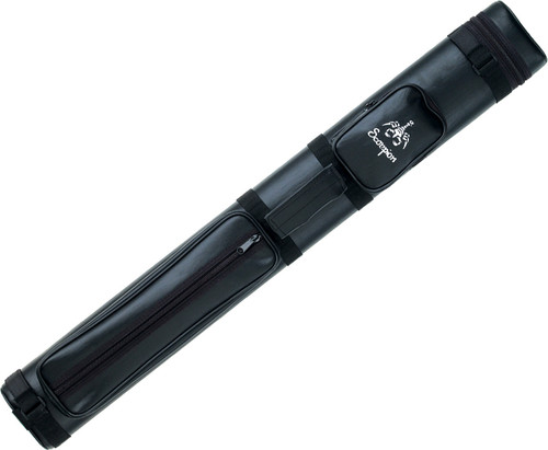 Scorpion SC22 2x2 Oval Hard Vinyl Pool/Billiards Cue Case Black w/Scorpion Logo