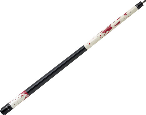 Action Impact IMP12 White with Red Blood Splatter Pool/Billiards Cue Stick