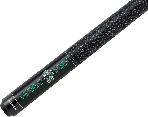 Action Impact IMP20 Irish Green Celtic Knot Cross Pool/Billiards Cue Stick