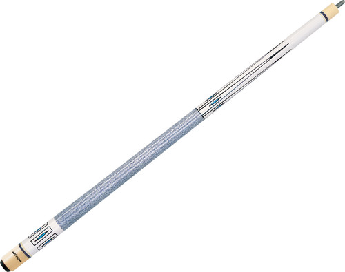 Action Impact IMP21 White & Blue Diamond Points Pool/Billiards Cue Stick
