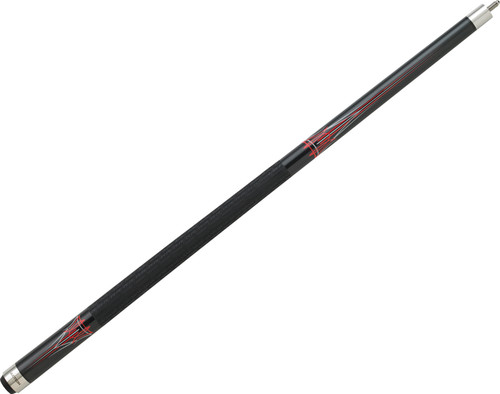Action Khrome KRM03 Smoked Metallic Red & Grey Pinstripe Pool/Billiard Cue Stick