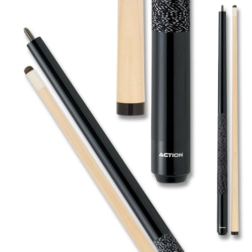 Action Kids JR03 Black w/ Black Wrap 48" Junior Pool/Billiard Cue Stick